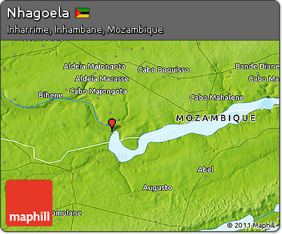 Physical 3D Map of Nhagoela