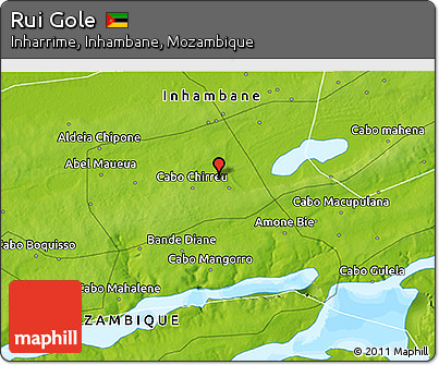 Physical 3D Map of Rui Gole