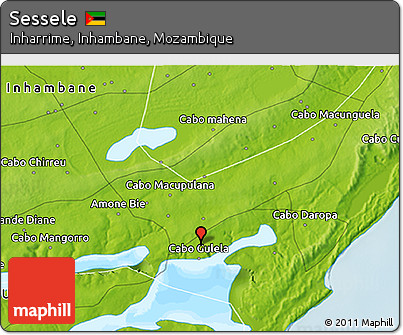 Physical 3D Map of Sessele