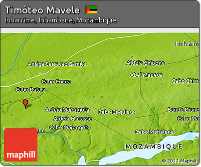 Physical 3D Map of Timóteo Mavele