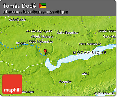 Physical 3D Map of Tomás Dodé