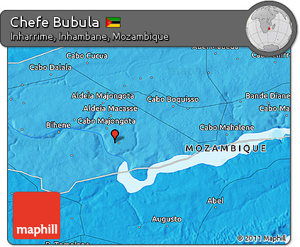 Political 3D Map of Chefe Bubula
