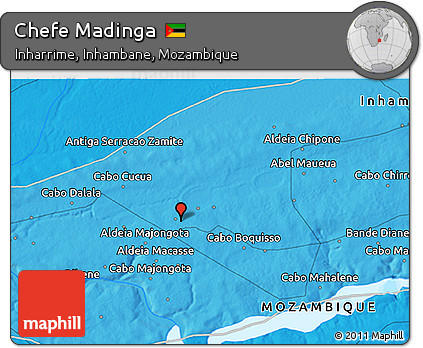 Political 3D Map of Chefe Madinga
