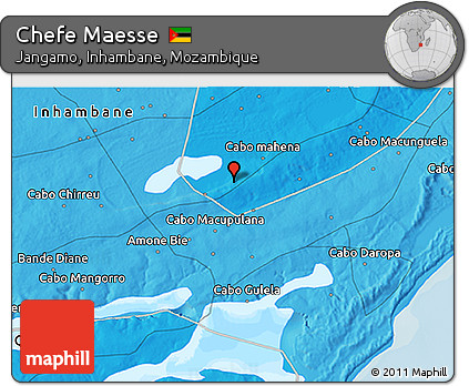 Political 3D Map of Chefe Maesse