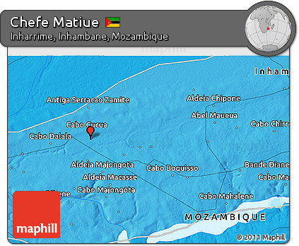 Political 3D Map of Chefe Matiue