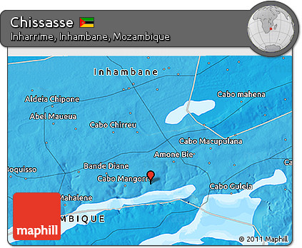 Political 3D Map of Chissasse