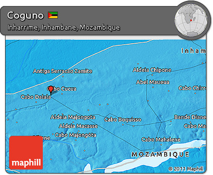 Political 3D Map of Coguno