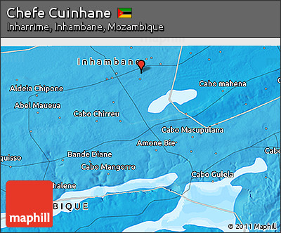 Political 3D Map of Chefe Cuinhane
