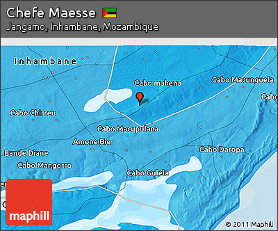 Political 3D Map of Chefe Maesse