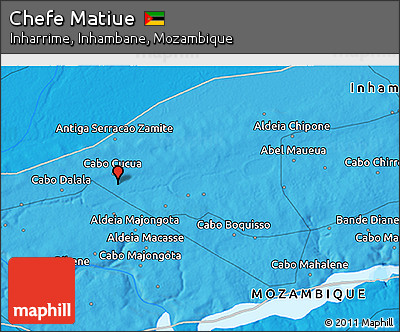 Political 3D Map of Chefe Matiue