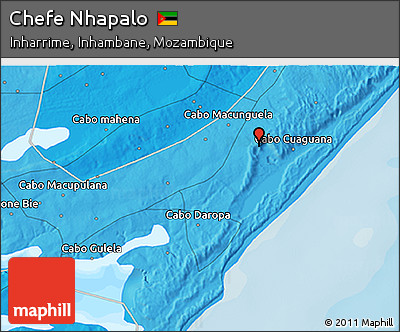 Political 3D Map of Chefe Nhapalo