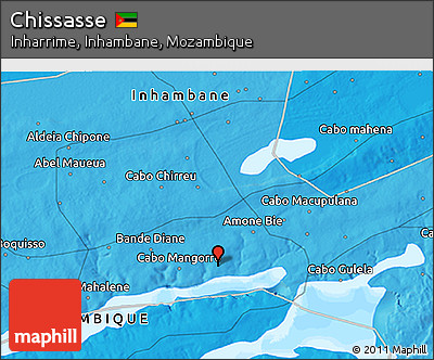 Political 3D Map of Chissasse