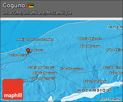 Political 3D Map of Coguno