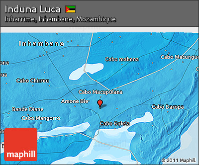 Political 3D Map of Induna Luca