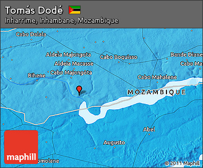 Political 3D Map of Tomás Dodé