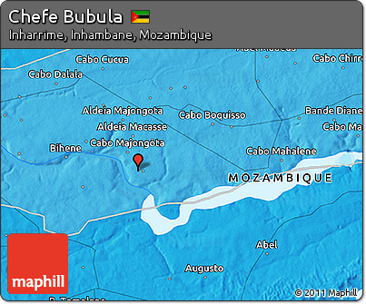 Political 3D Map of Chefe Bubula