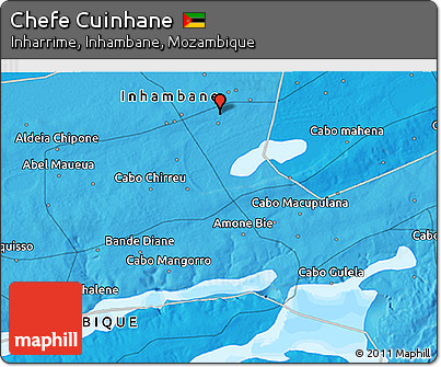 Political 3D Map of Chefe Cuinhane