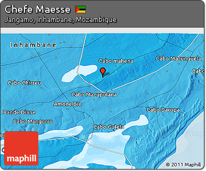 Political 3D Map of Chefe Maesse