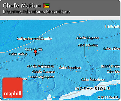 Political 3D Map of Chefe Matiue