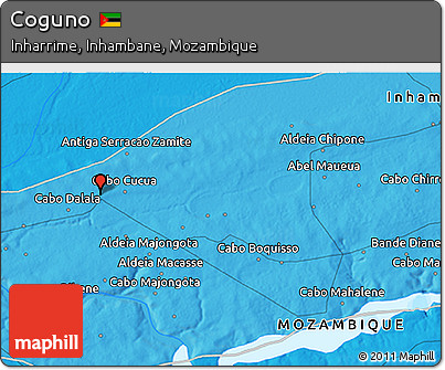 Political 3D Map of Coguno