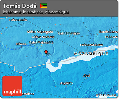 Political 3D Map of Tomás Dodé