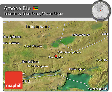 Satellite 3D Map of Amone Bie