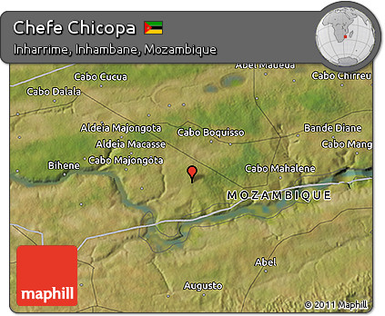 Satellite 3D Map of Chefe Chicopa