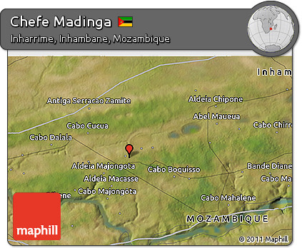 Satellite 3D Map of Chefe Madinga
