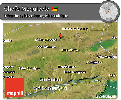 Satellite 3D Map of Chefe Maguivele