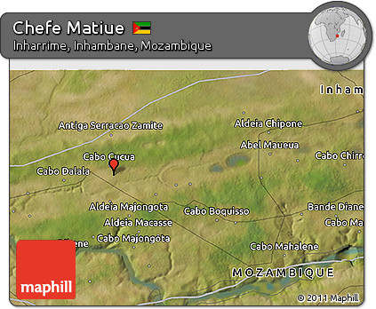 Satellite 3D Map of Chefe Matiue