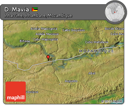 Satellite 3D Map of D. Mavia