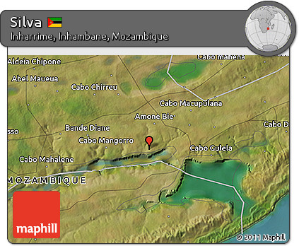 Satellite 3D Map of Silva