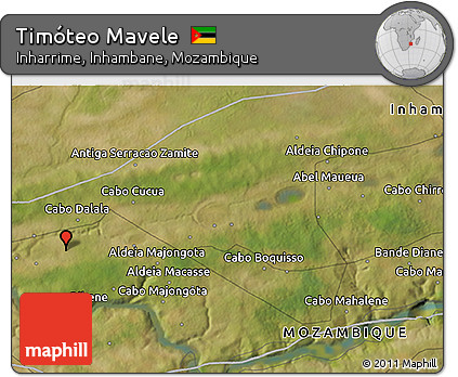 Satellite 3D Map of Timóteo Mavele