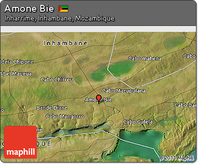 Satellite 3D Map of Amone Bie
