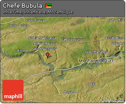 Satellite 3D Map of Chefe Bubula