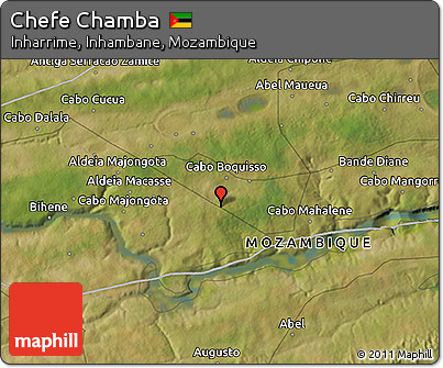 Satellite 3D Map of Chefe Chamba