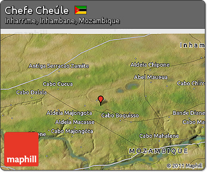 Satellite 3D Map of Chefe Cheúle