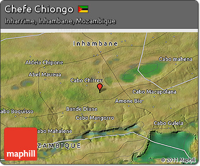 Satellite 3D Map of Chefe Chiongo