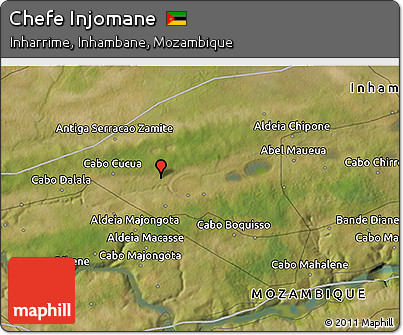 Satellite 3D Map of Chefe Injomane