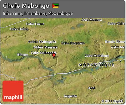 Satellite 3D Map of Chefe Mabongo