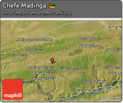 Satellite 3D Map of Chefe Madinga