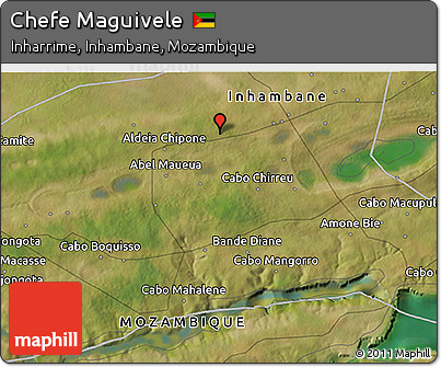 Satellite 3D Map of Chefe Maguivele