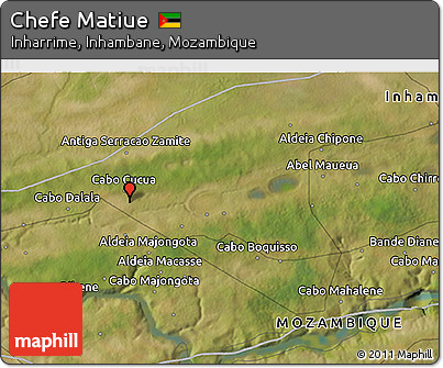 Satellite 3D Map of Chefe Matiue
