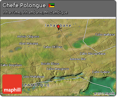 Satellite 3D Map of Chefe Polongue