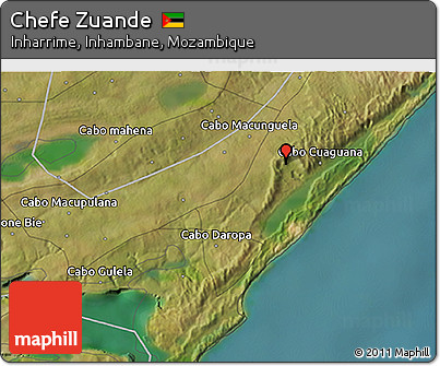 Satellite 3D Map of Chefe Zuande