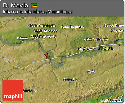 Satellite 3D Map of D. Mavia