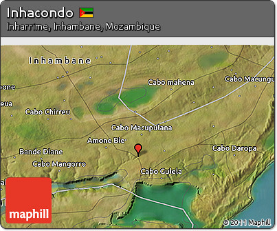 Satellite 3D Map of Inhacondo