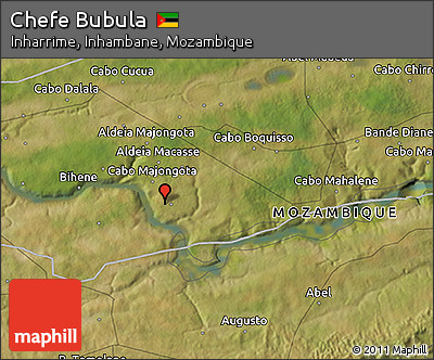 Satellite 3D Map of Chefe Bubula