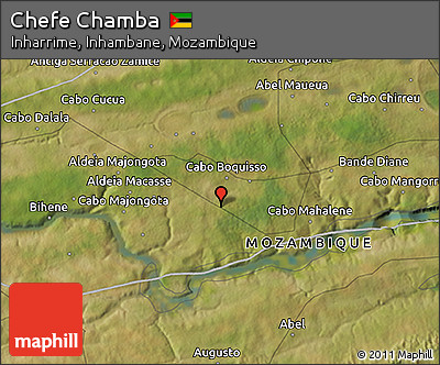 Satellite 3D Map of Chefe Chamba