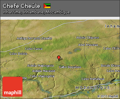 Satellite 3D Map of Chefe Cheúle
